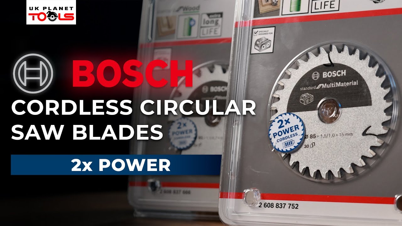 Циркулярен диск Bosch за дърво – видео