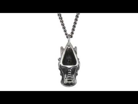 King Baby Studio Small Dragon's Head Pendant Necklace SKU:8843838