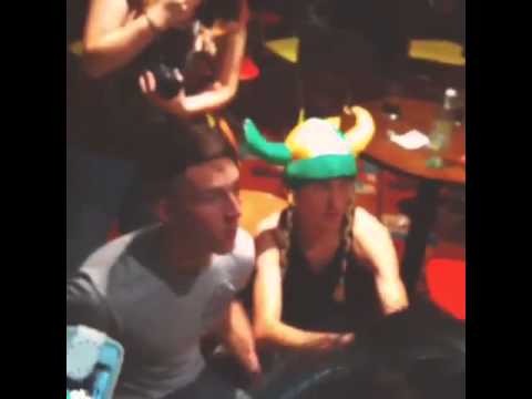 Dancing with Jack Walton and Giles Potter!