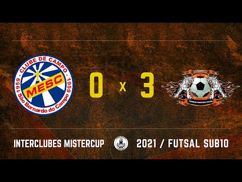 MESC/SBC 0 x 3 Thomaz Mazzoni Futsal - Interclubes MisterCup sub10 - Final Série Prata - 06/11/2021