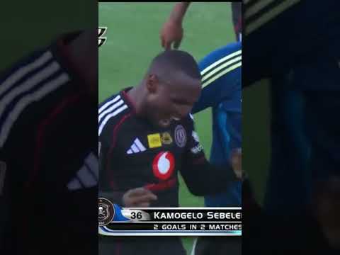 Kamogelo Sebelebele scores An Equalizer Goal Mamelodi Sundowns 1 - 1 Orlando Pirates(1 - 4 Pen)#mtn8
