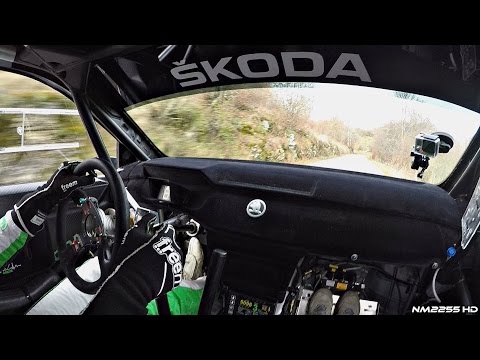 Skoda Fabia R5 Rally Car POV Ride OnBoard with Umberto Scandola