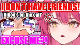 Raora: “I Don’t Have Any Friends Anyway…” Biboo on the Call:【Hololive EN】