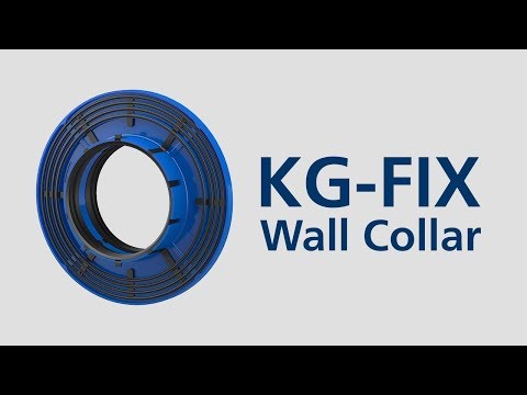 Mounting KG Fix wall collar