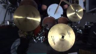 Video thumbnail for Zildjian Scimitar 14" Hi Hat 16" Crash 19" Crash Ride cymbal set test demo by SIC MIC