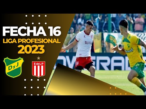 DEFENSA Y JUSTICIA VS ESTUDIANTES L.P. - Mejores jugadas - Fecha 16 LPF 2023