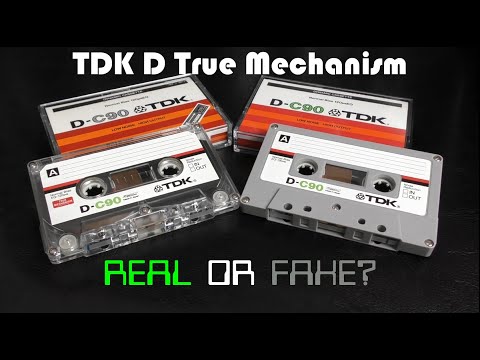 TDK D True Mechanism Type 1 Cassette - A real TDK or Fake?
