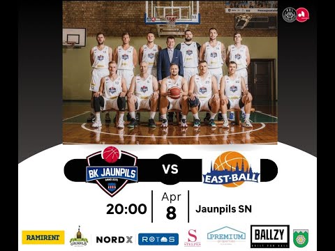 RBL: BK Jaunpils - East-Ball/RTDP   (bronzas sērijas 2. spēle, ieraksts) [08.04.2024]