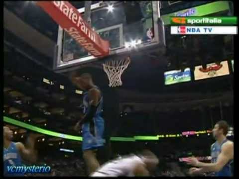 Dwight Howard 21pts-23reb-5ast-4blk vs. Hawks (04.04.2009)- 3 Blocks on Josh Smith