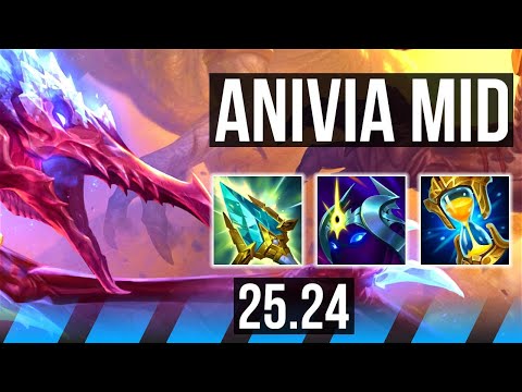 ANIVIA vs YONE (MID) | Good KDA: 7/1/13 | KR Challenger | 25.24