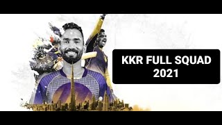 KKR Full Team IPL 2021 | KKR SQUAD FOR VIVO IPL 2021, All players list