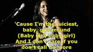 Alicia Keys - &quot;Juiciest or I Don&#39;t Care&quot; with Lyrics (Unreleased)