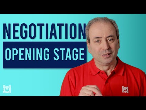 Opening Stage of the Negotiation Process