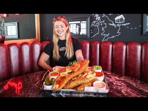 The Oldest Fish & Chips Challenge in England | Harry Ramsden's World Famous Fish & Chips Challenge!!