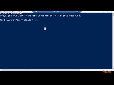 Hands On PowerShell for Active Directory Access Custom PowerShell Interface | packtpub com