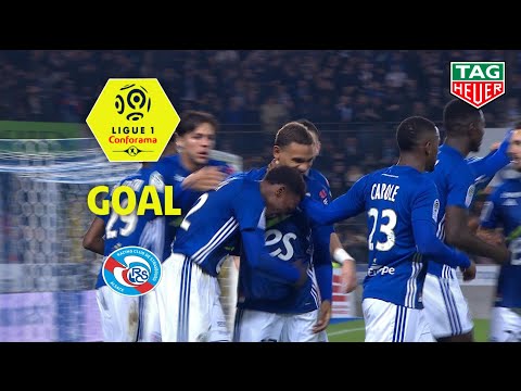 Goal Lebo MOTHIBA (51') / RC Strasbourg Alsace - Toulouse FC (1-1) (RCSA-TFC) / 2018-19
