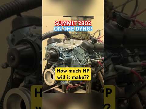 Pontiac 400 Summit 2802 Camshaft DYNO PULL!! #firebird #summitracing #pontiac