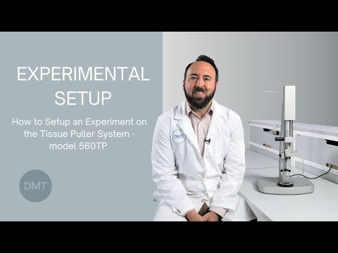 Experimental setup for DMT 560TP
