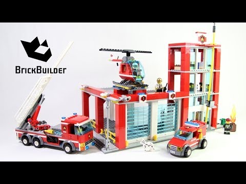 Vidéo LEGO City 60004 : La caserne des pompiers
