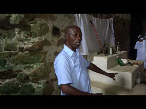 Underground Shrine at Cape Coast Dungeons - Ghana Tour May 2017