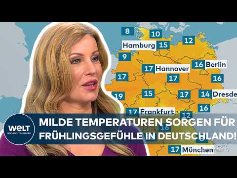 Video Thumbnail: DER FRÜHLING KLOPFT AN: Milde Atlantikluft bringt Sonne und steigende Temperaturen nach Deutschland!