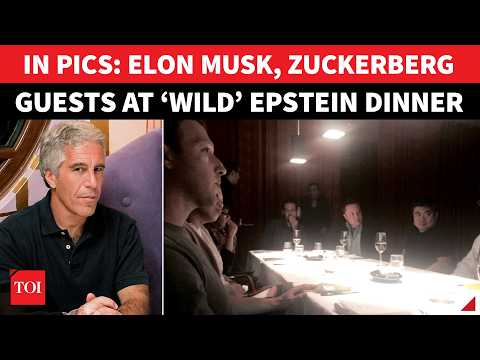 Elon Musk, Mark Zuckerberg Spotted At 2015 ‘Wild’ Epstein Dinner In New DOJ Dump | Watch