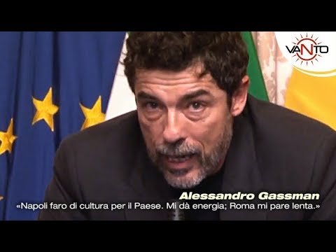 ALESSANDRO GASSMAN: «Napoli faro di cultura per il Paese. Mi dà energia.»