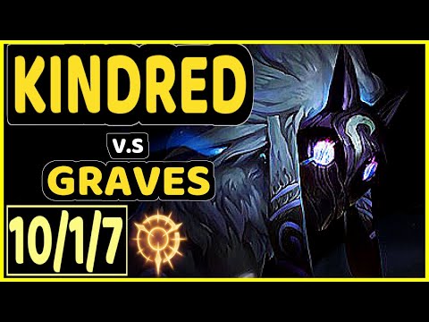SVENSKEREN (KINDRED) vs GRAVES - 10/1/7 KDA JUNGLE GAMEPLAY - NA Ranked GRANDMASTER
