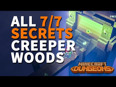 Creeper Woods All 7 Secrets Minecraft Dungeons