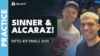 Download lagu Jannik Sinner vs Carlos Alcaraz Full Practice Set 🔥 | Nitto ATP Finals 2025 mp3