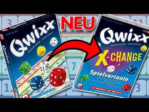 How is Qwixx X-Change played? (+ Qwixx explanation)