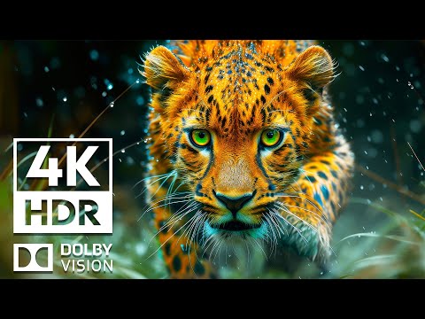 EARTH 4K HDR Dolby Vision | with cinematic sound (Colorful Animal Life)
