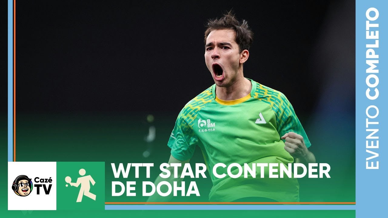 TÊNIS DE MESA | HUGO CALDERANO NO WTT STAR CONTENDER DE DOHA | QUARTAS DE FINAL