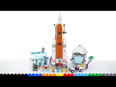 LEGO City (Space) Rocket Launch Center 60351 review! Their *best* toy rocket & launch pad ever