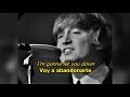 You can't do that - The Beatles (LYRICS/LETRA) [Original] (+Video)