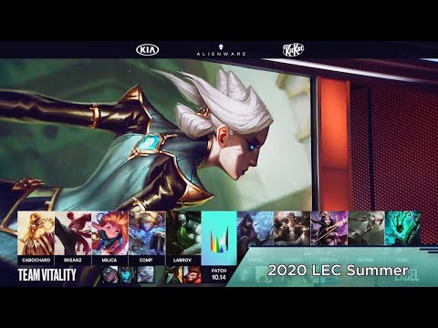 2020 LEC Summer W6D2 | VIT (Comp Ezreal) VS XL (Patrik Aphelios) Highlights  |