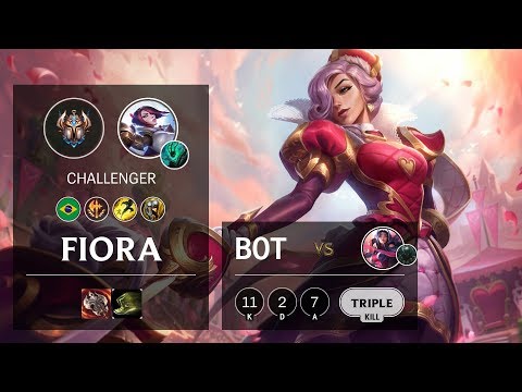 Fiora Bot vs Irelia - BR Challenger Patch 10.11