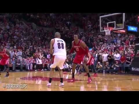 Nicolas Batum Full Highlights vs Rockets 2014 Playoffs West R1G4 - 25 Pts