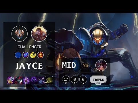 Jayce Mid vs Akali - EUW Challenger Patch 10.13
