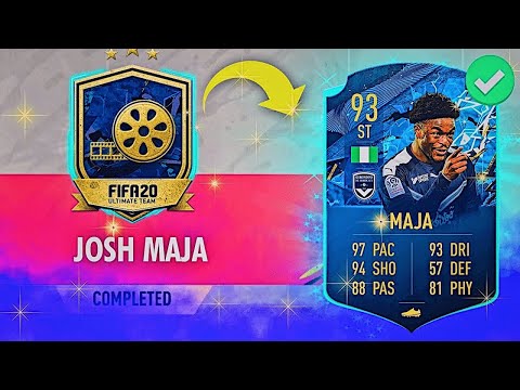 93 'PLAYER MOMENTS' JOSH MAJA SBC CHEAPEST SOLUTION - #FIFA20 93 TOTSSF Maja SBC Cheap Way