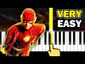 THE FLASH - Theme song - VERY EASY Piano tutorial