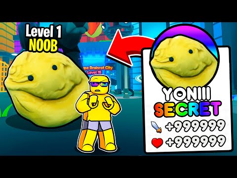 Starting Over with ONLY SECRET YONI in Brainrot Evolution