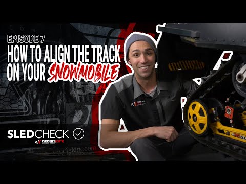 How to align the track on your #snowmobile | SLED CHECK