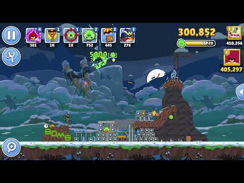 Angry Birds Friends Level 12 Tournament 1680 three stars NO POWER-UP walkthrough 2026-01-10