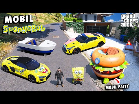WOW !! Aku Koleksi SEMUA Mobil SpongeBOB TERKEREN di GTA 5 !!