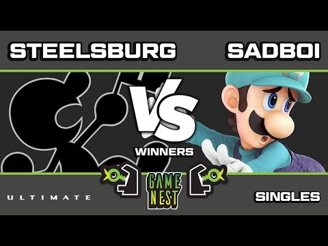Game Nest Smash It Up: Steelsburg (Game & Watch) vs Sadboi (Luigi) - Winners Round 3