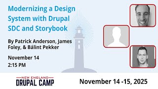 Modernizing a Design System with Drupal SDC and Storybook