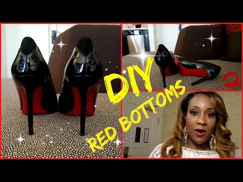 DIY Red Bottom Heels