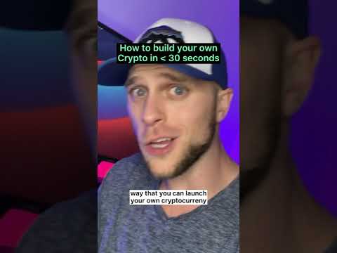 How to create a Crypto in under 30 seconds
