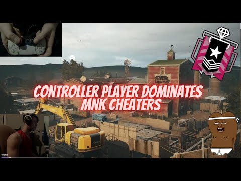 TOP controller CHAMP vs.  CHAMP console MNK USERS in BUNKER WARS!